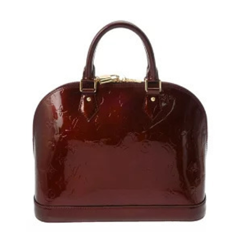 Louis Vuitton Monogram Alma Fauviste Top Handle Bag Rouge Red
